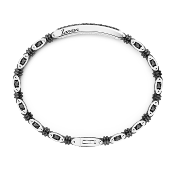 Bracciale Zancan in oro 18kt, ceramica e diamanti. 2