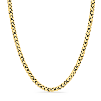 Collier Zancan en or 18kt et céramique noire.