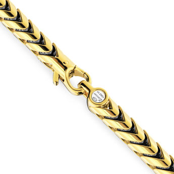 Collana Zancan in oro 18kt e ceramica nera. 2
