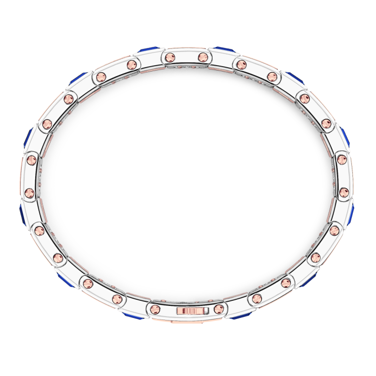 Bracciale Zancan in oro 18kt con zaffiri blu.