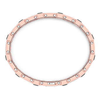 Bracciale Zancan in oro 18kt con diamanti neri. 2