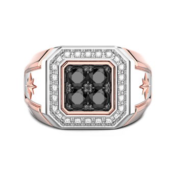 Anello Zancan in oro 18kt con diamanti.