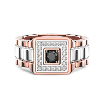 Anello Zancan in oro 18kt con diamanti.