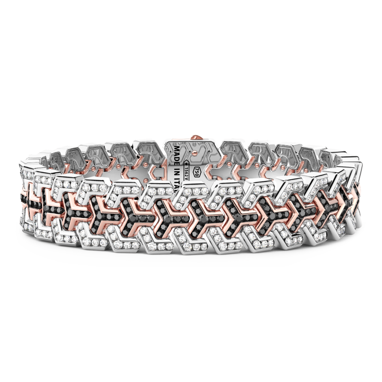 Bracciale Zancan in oro 18kt e diamanti.