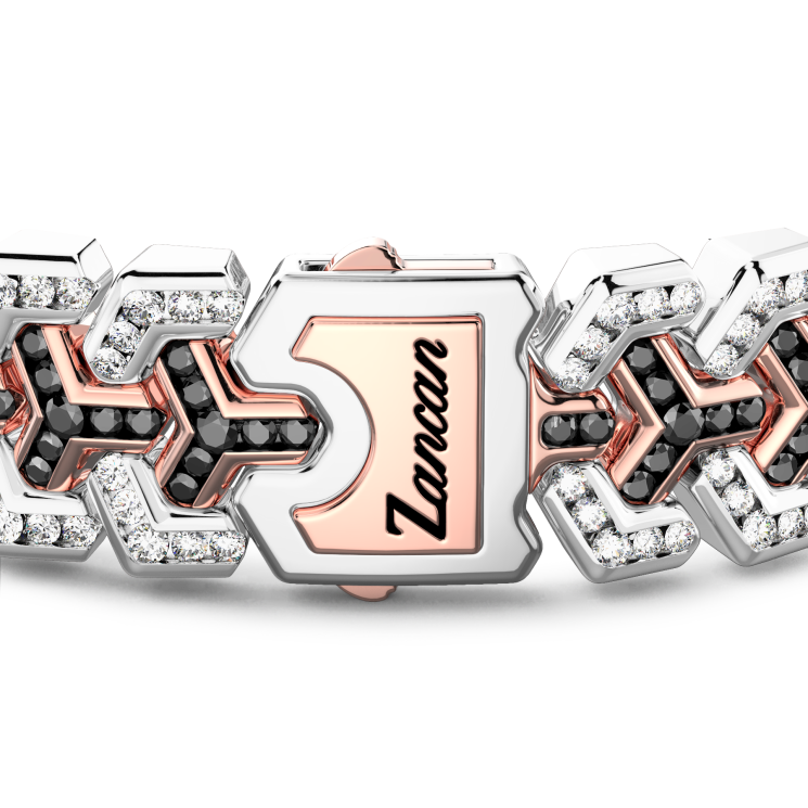 Bracciale Zancan in oro 18kt e diamanti.