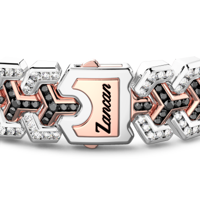Bracciale Zancan in oro 18kt e diamanti.