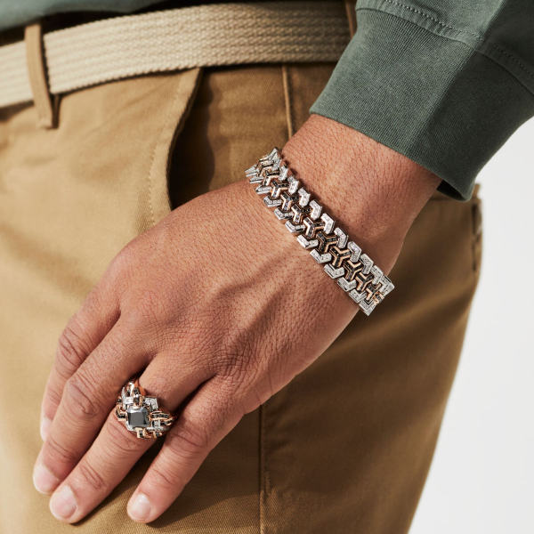 Bracciale Zancan in oro 18kt e diamanti.