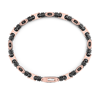 Bracciale Zancan in oro 18kt ceramica e diamanti. 2