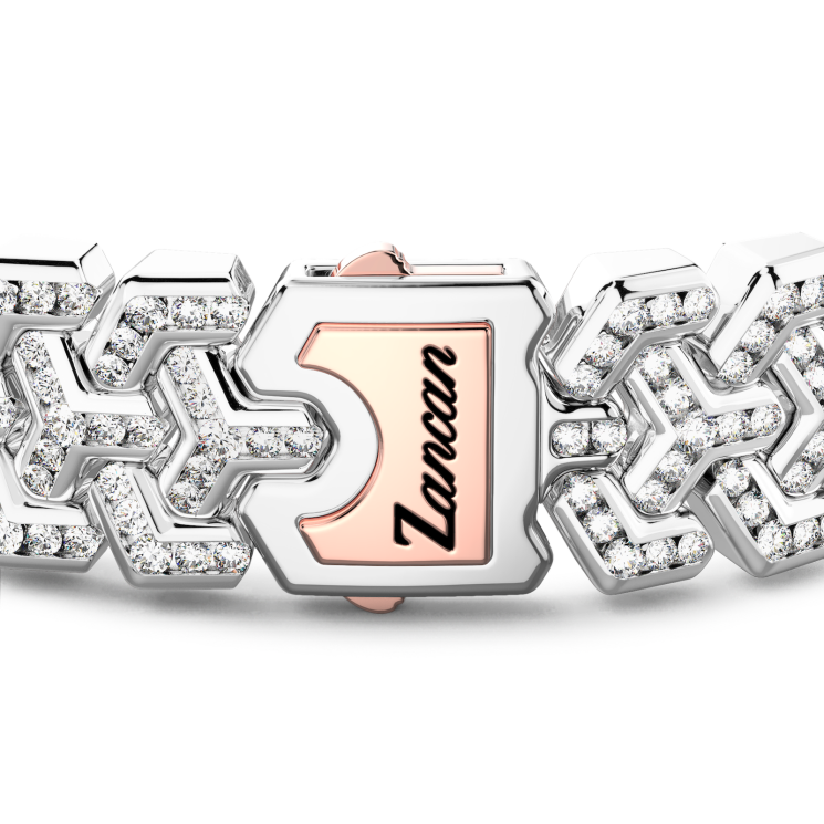 Bracciale Zancan in oro 18kt e diamanti.