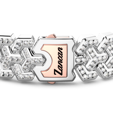 Bracciale Zancan in oro 18kt e diamanti.