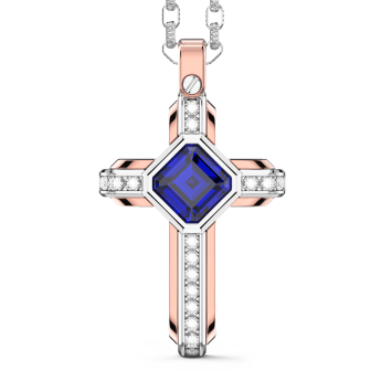 Collana Zancan in oro 18k con zaffiro blu.