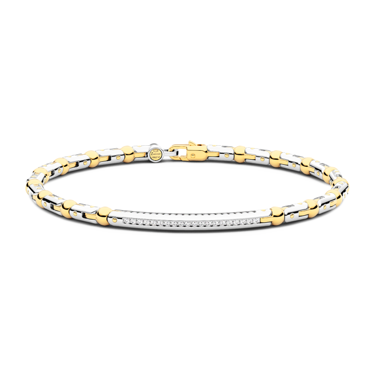 Bracelet Zancan en or 18 carats avec diamants.