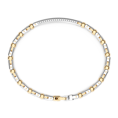Bracelet Zancan en or 18 carats avec diamants.
