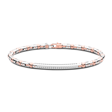 Zancan bracelet in 18kt gold with diamonds.