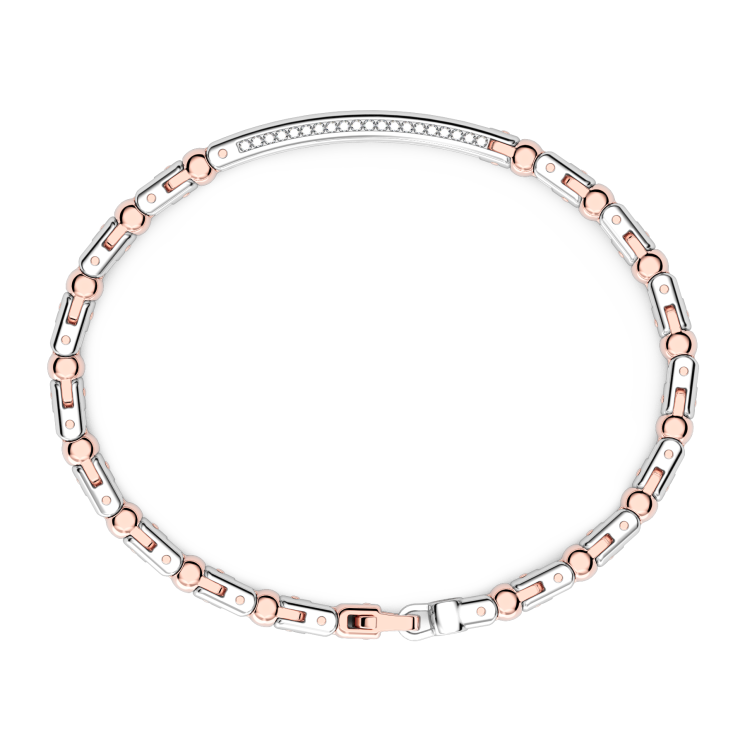 Zancan bracelet in 18kt gold with diamonds.