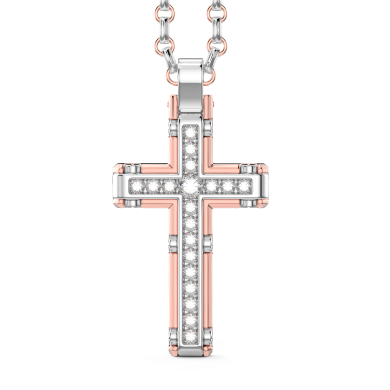 Zancan 18kt gold and diamond necklace.