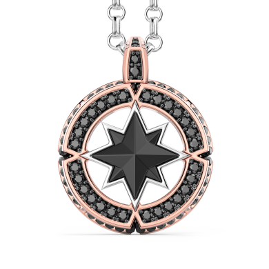 Collana a rosa dei venti Zancan in oro e diamanti.
