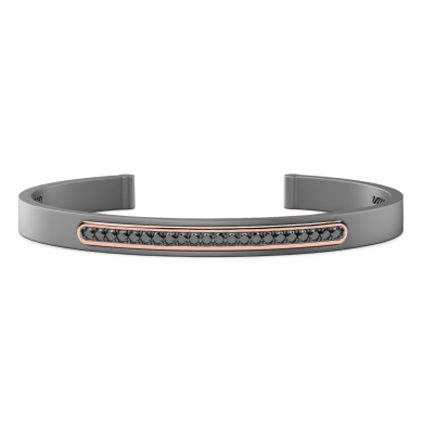 Bracciale Zancan in Titanio, Oro 18kt e Diamanti | Lusso Made in Italy