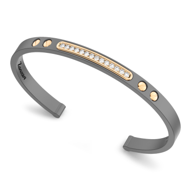 Bracciale Zancan in Titanio, Oro 18kt e Diamanti | Lusso Made in Italy