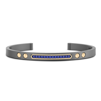 Zancan Armband aus Titan, 18kt Gold & Diamanten | Luxus-Schmuck