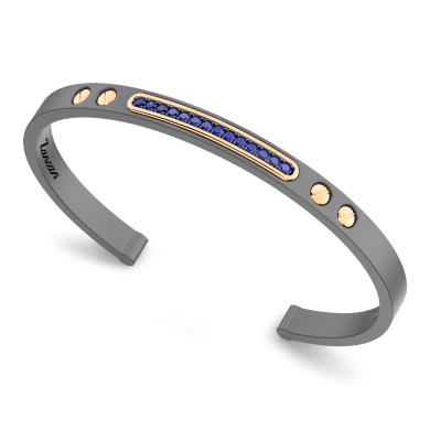 Bracciale Zancan in Titanio, Oro 18kt e Pietre Preziose | Lusso Made in Italy