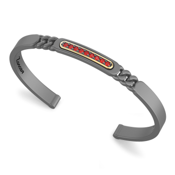 Zancan Titanium, 18kt Gold & Diamond Bracelet | Luxury Jewelry 2