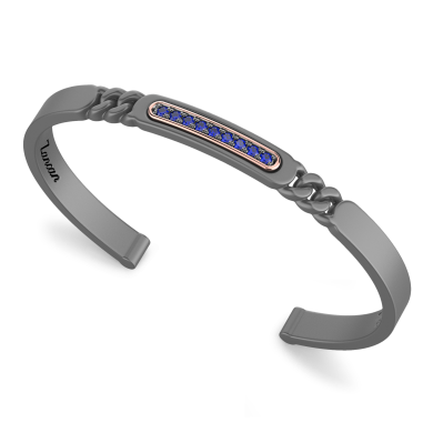 Bracciale Zancan in Titanio, Oro 18kt e Pietre Preziose | Lusso Made in Italy