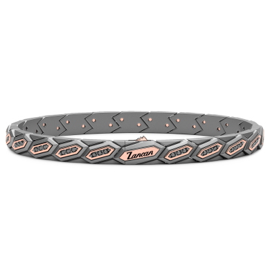 Bracciale Zancan in Titanio, Oro 18kt e Diamanti | Lusso Made in Italy