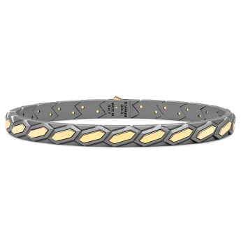 Zancan Armband aus Titan, 18kt Gold & Diamanten | Luxus-Schmuck