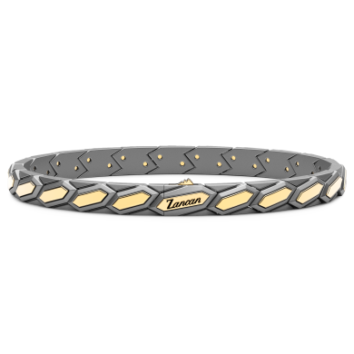 Bracciale Zancan in Titanio e Oro 18kt | Lusso Made in Italy