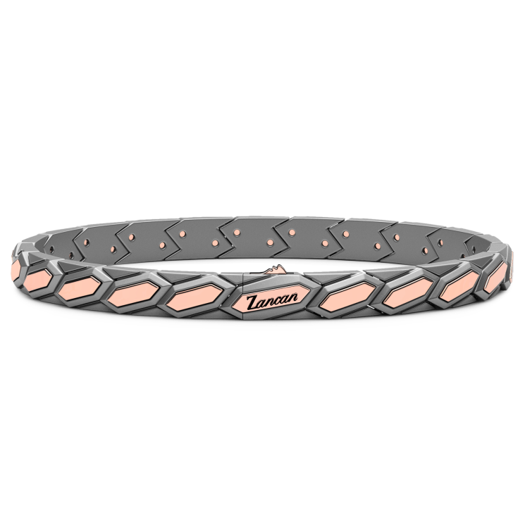 Zancan Titanium, 18kt Gold & Diamond Bracelet | Luxury Jewelry