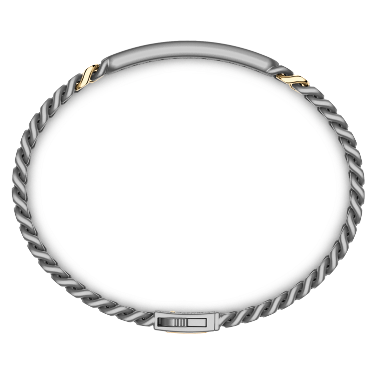 Bracciale Zancan in Titanio, Oro 18kt e Diamanti