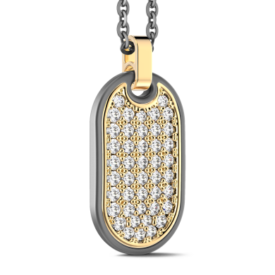 Collier Zancan en Titane, Or 18kt & Diamants | Bijou de Luxe Italien 2
