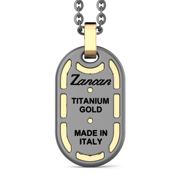 Collier Zancan en Titane, Or 18kt & Diamants | Bijou de Luxe Italien