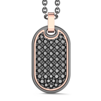 Zancan Halskette aus Titan, 18kt Gold & Diamanten | Luxus-Schmuck
