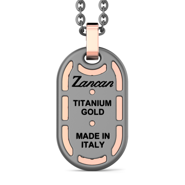 Collier Zancan en Titane, Or 18kt & Diamants | Bijou de Luxe Italien