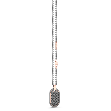 Zancan Halskette aus Titan, 18kt Gold & Diamanten | Luxus-Schmuck