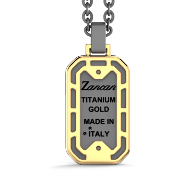 Zancan Halskette aus Titan, 18kt Gold & Diamanten | Luxus-Schmuck