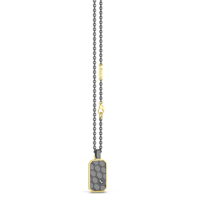 Collier Zancan en Titane, Or 18kt & Diamants | Bijou de Luxe Italien