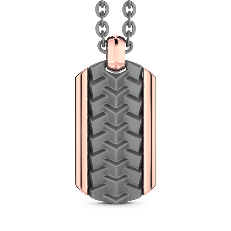 Collier Zancan en Titane, Or 18kt & Diamants | Bijou de Luxe Italien