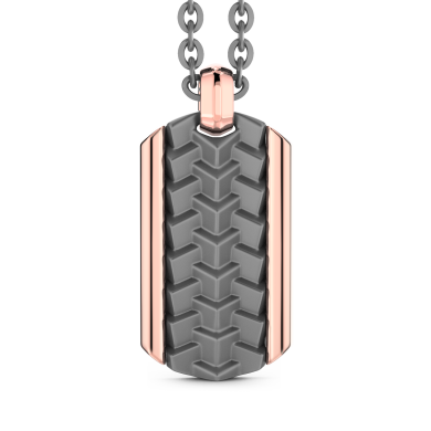 Zancan Titanium, 18kt Gold & Diamond Necklace | Italian Luxury