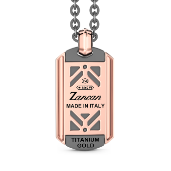 Collana Zancan in Titanio e Oro 18kt | Lusso Made in Italy 2