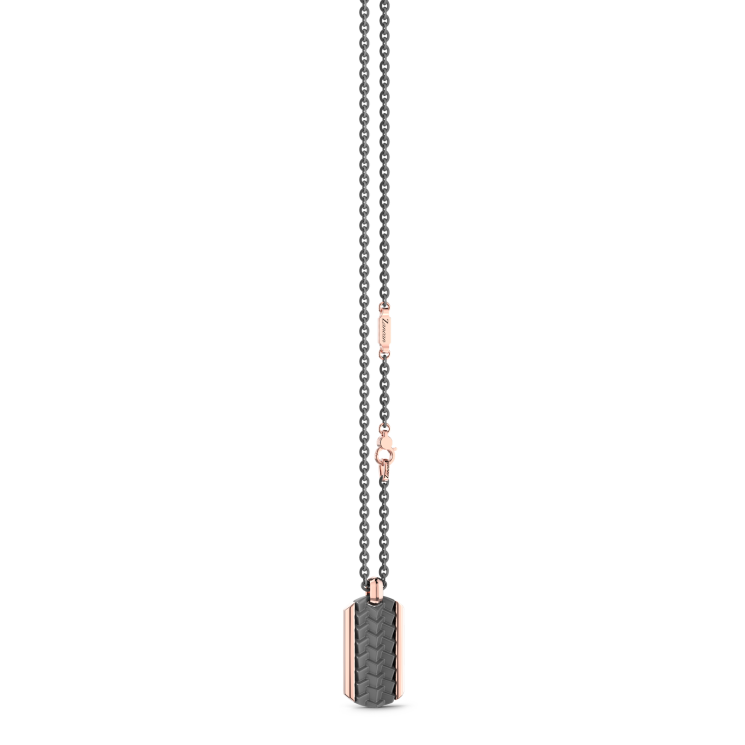 Zancan Halskette aus Titan, 18kt Gold & Diamanten | Luxus-Schmuck