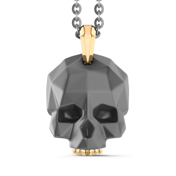 Zancan Halskette aus Titan, 18kt Gold & Diamanten | Luxus-Schmuck
