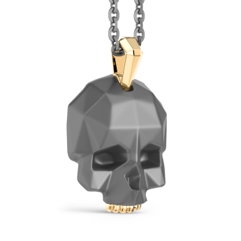 Collana Zancan in Titanio e Oro 18kt | Lusso Made in Italy 2
