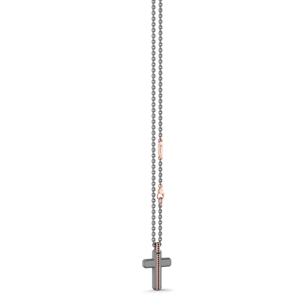 Zancan Titanium, 18kt Gold & Diamond Necklace | Italian Luxury