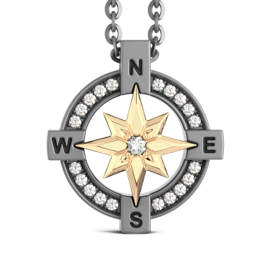 Zancan Halskette aus Titan, 18kt Gold & Diamanten | Luxus-Schmuck