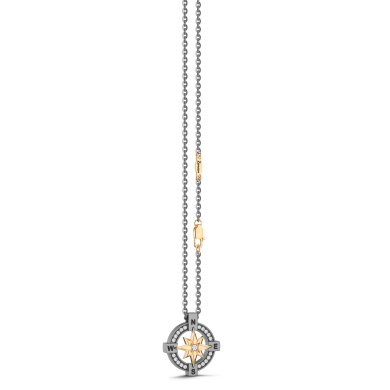Zancan Halskette aus Titan, 18kt Gold & Diamanten | Luxus-Schmuck