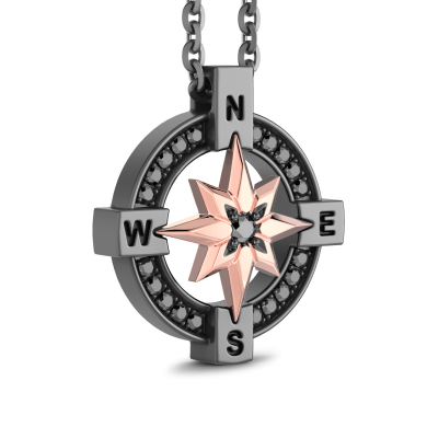 Zancan Halskette aus Titan, 18kt Gold & Diamanten | Luxus-Schmuck