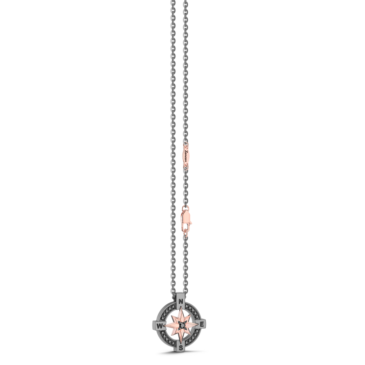 Zancan Halskette aus Titan, 18kt Gold & Diamanten | Luxus-Schmuck